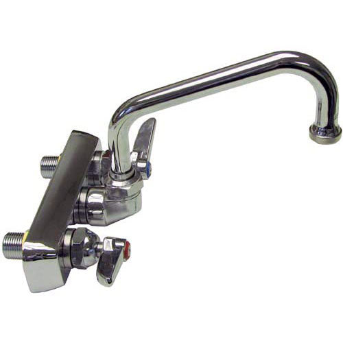 T&S Brass 1115, Workboard Faucet, Wall Mount, 4" Centers, 6" Nozzle