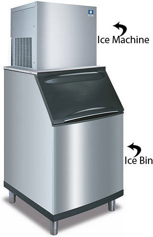 Manitowoc RFP0320A-161, 389 lbs Flake Ice Machine Air-Cooled