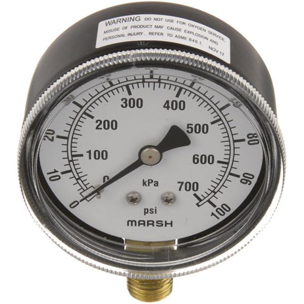 Jackson 56000, Pressure Gauge, 2-1/2", 0-100 PSI