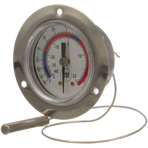 Mavrik 621037, Recessed Thermometer, 2 in Dial, -40 to 65F, 3 in Flange