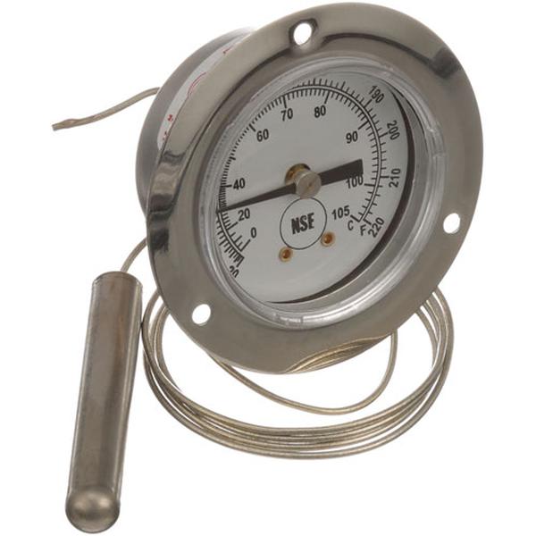 Carter-Hoffmann 18616-0014, Dial Thermometer, 100-220F, 3 ft Capillary