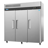 Turbo Air M3R72-3-N, 77" Reach-In Top Mount M3 Series - Soild Door Refrigerator