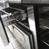 Turbo Air TPR-67SD-D4-N, 67" Pizza Prep Super Deluxe Series with (4) Drawers