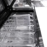 Turbo Air TPR-67SD-N, 67" Pizza Prep Super Deluxe Series with (2) Doors