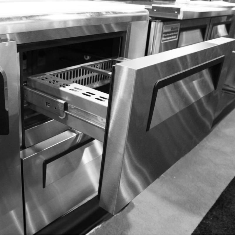 Turbo Air TST-60SD-D4-N, 60" Sandwich / Salad Unit Super Deluxe Series with (4) Drawers