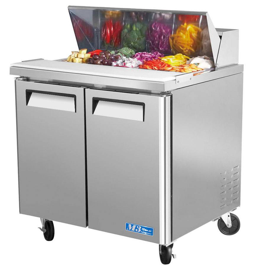 Turbo Air MST-36-N, 36" Sandwich / Salad Unit M3 Series with (2) Doors