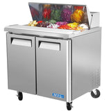 Turbo Air MST-36-N, 36" Sandwich / Salad Unit M3 Series with (2) Doors