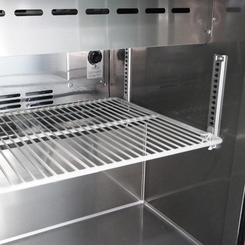Turbo Air MST-72-30-N, 72" Mega Top Unit M3 Series with (3) Doors, (30) 1/6 size pans