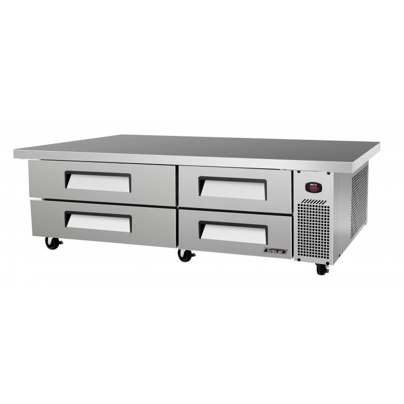 Turbo Air TCBE-82SDR(-E), 89" Chef Bases Super Deluxe Series with (4) Drawers