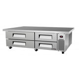 Turbo Air TCBE-82SDR(-E), 89" Chef Bases Super Deluxe Series with (4) Drawers