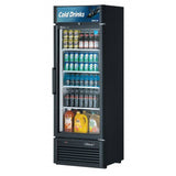 Turbo Air TGM-20SD-N6, 27" 1 Swing Glass Door Merchandiser Refrigerator, Super Deluxe Series