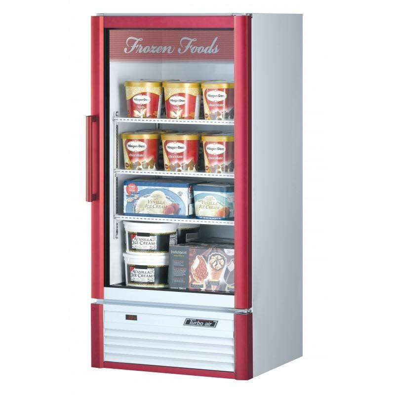 Turbo Air TGF-10SD-N_WH, 25 3/4" Swing Door Freezer Super Deluxe Series with (1) Glass Door