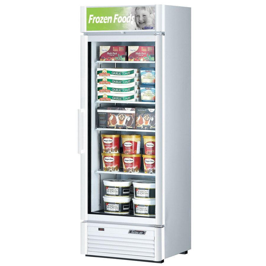 Turbo Air TGF-15SD-N_BL, 26 3/8" Swing Door Freezer Super Deluxe Series with (1) Glass Door