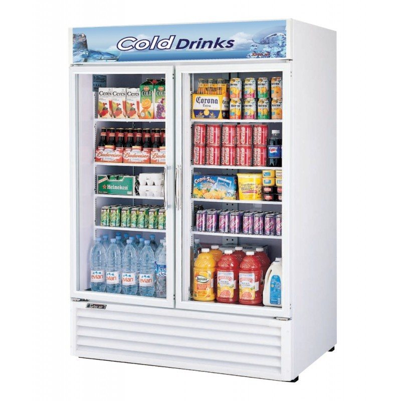 Turbo Air TGM-50RS-N, 55" Swing Door Refrigerator with (2) Doors