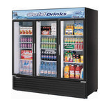 Turbo Air TGM-72RS-N, 78" Swing Door Refrigerator with (3) Doors