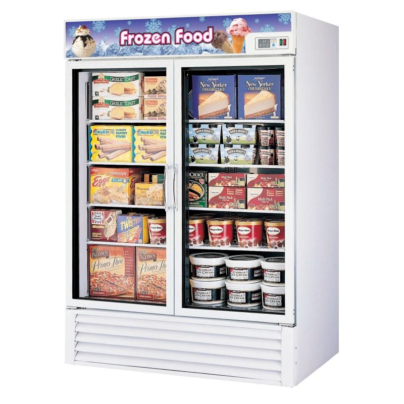 Turbo Air TGF-49F-N, 54 3/8" Swing Door Freezer with (2) Glass Doors