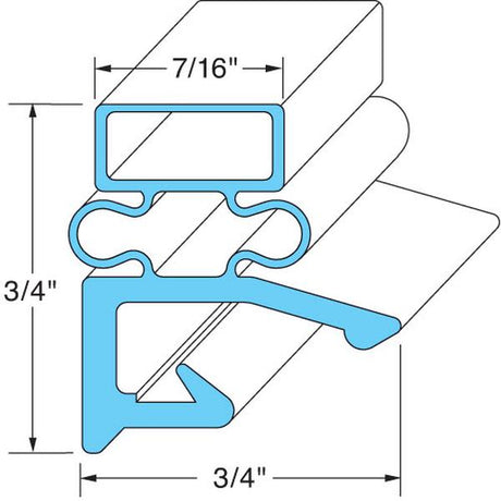Traulsen 280984-2, Door Gasket, Single Pack