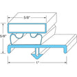 Beverage Air 703-988C-01, Door Gasket, CFG