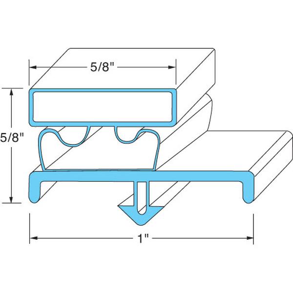 Beverage Air 703-677C, Door Gasket, BB48