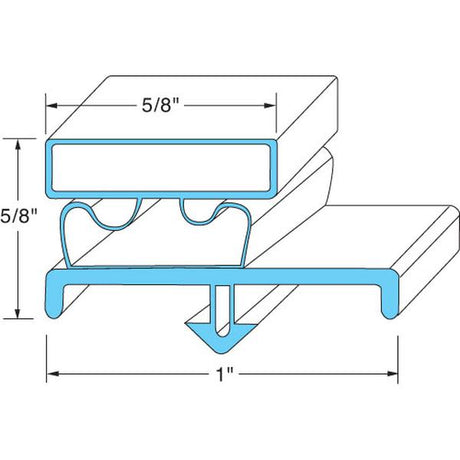 Beverage Air 703-677C, Door Gasket, BB48