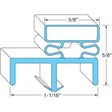 Norlake 037453, GASKET DOOR 26 X 78 LH F-W-I