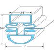 Master-Bilt 02-70993, Door Gasket, #30223M0200