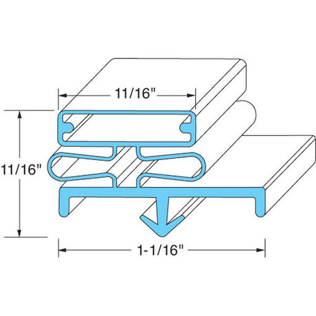 Glass Pro 06001304, DOOR GASKET