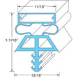 Kolpak 22517-1075, Left-Hand Door Gasket