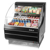 Turbo Air TOM-30LB, 28" Low Profile Glass / Solid Side Panel