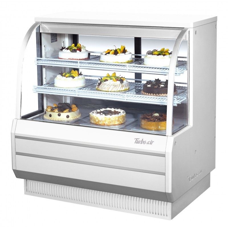 Turbo Air TCGB-48UF-DR-W(B), 48 1/2" Bakery Cases - Dry Cases