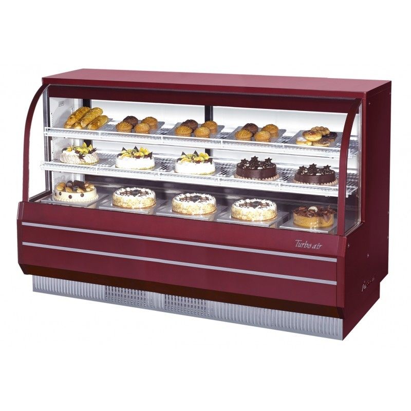 Turbo Air TCGB-72-DR, 72 1/2" Bakery Cases - Dry Cases