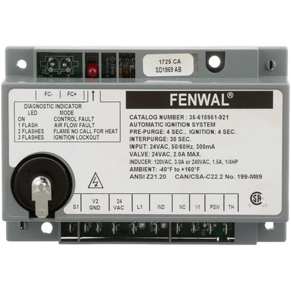 Blodgett 54388, Ignition Control, Fenwal HV100G