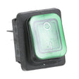 Prince Castle 197-006, Lighted Rocker Switch, Green