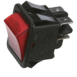 Randell EL SWT610BE, Rocker Switch, Red Illuminated, 22mm Cutout