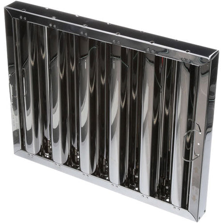 Mavrik 8014145, Stainless Steel Baffle Hood Filter, 16 x 20 x 2 in, Type 6