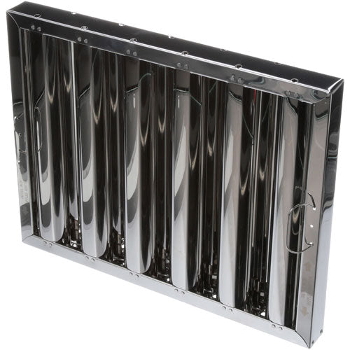Mavrik 8014145, Stainless Steel Baffle Hood Filter, 16 x 20 x 2 in, Type 6