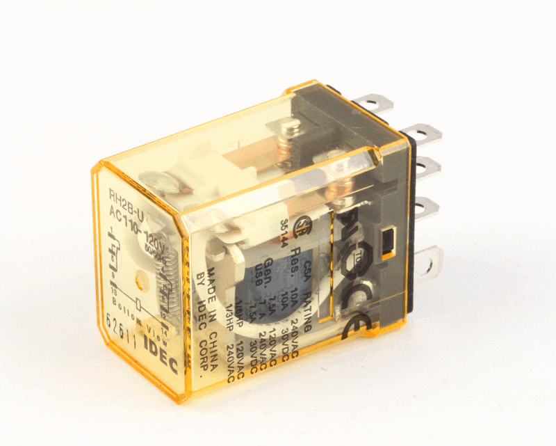 Cleveland 03524, Relay, 120 Volt, 50/60HZ, DPDT