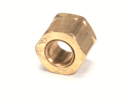 Cleveland 14661, Nut, Compression Fitting, 1/4" Tube, Brass