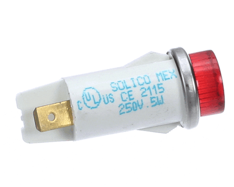 Crown Steam 4753-4, Pilot Light, Round, Red, 250V