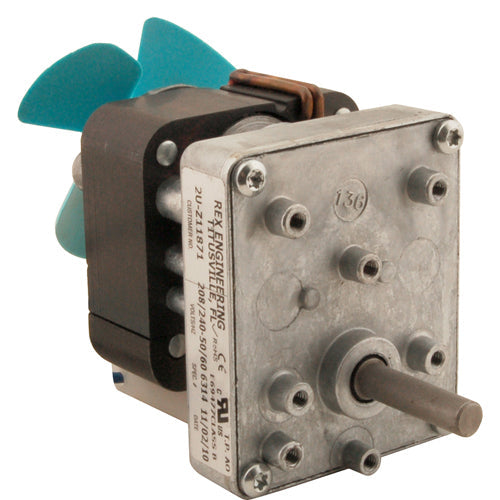 Holman 200504, Drive Motor, 208/240V, 1-Phase, 5.5 RPM