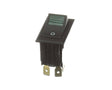 Hatco 02.19.215.00, Rocker Switch, DPST, Lighted Green, 125V, 15A