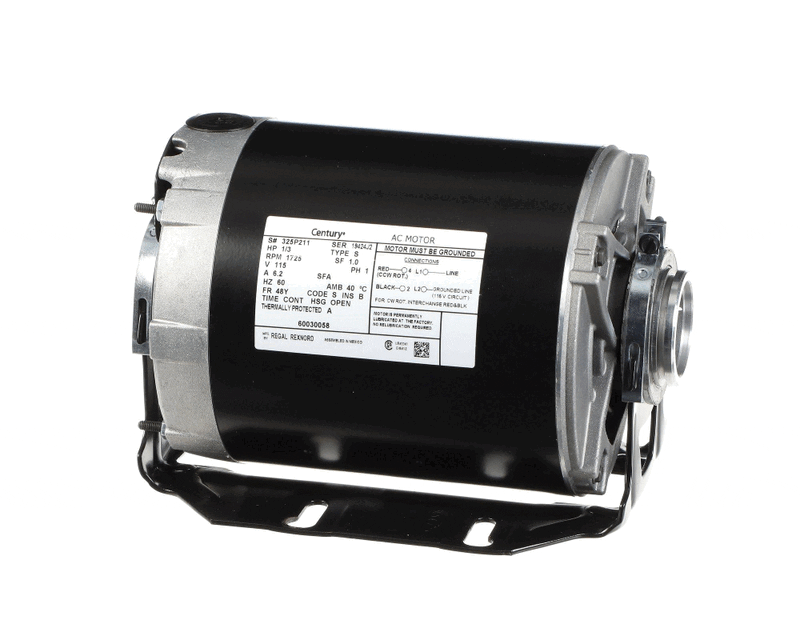 Cornelius 60030058, Pump Motor, 120V, 60 Hz, 1/3 HP, 1725 RPM