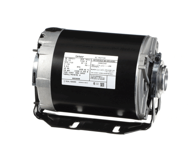 Cornelius 60030058, Pump Motor, 120V, 60 Hz, 1/3 HP, 1725 RPM