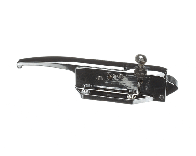 Kason 58C, Kason 10058CL5020 Door Latch with Lock Cylinder and Keys, Light Spring, Polished Chrome