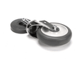 Intermetro 5MP, Stem Caster without Brake, 5" Wheel, for 1" Tubing