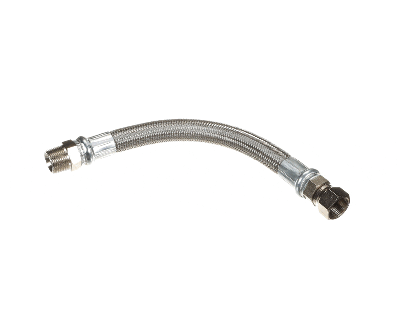 Pitco 60132201, Hose, PTFE Swivel, Braided Stainless, Female x MPT