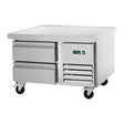 Arctic Air ARCB36 38 inch two drawer stainless steel refrigerated chef base, front view