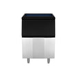 Atosa BYR0300 22-1/2-inch 300 lb stainless steel ice storage bin, front view
