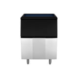 Atosa BYR0400 30-1/4-inch 400 lb stainless steel ice storage bin, front view