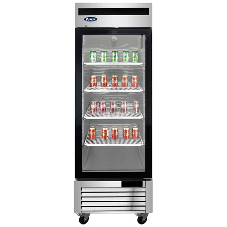 Atosa MCF8701GR, 27" 1 Glass Door Reach-In Freezer